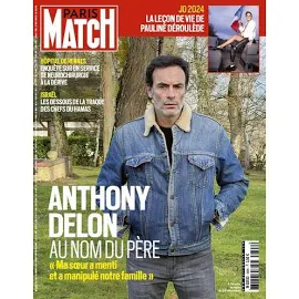 Paris Match Antony Delon