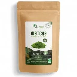 Valebio Poudre de thé vert matcha Bio - 70g