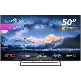 Smart Tech TV LED 4K UHD 50 (126cm) 50UV01V Smart TV Vidaa Netflix, PRIME Video, Disney+, Youtube, 3xHDMI 2xUSB Mode Hotel