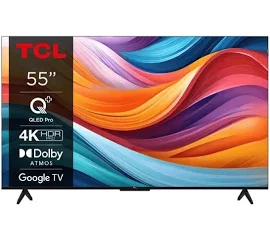 TCL TV LED 4K 139 cm 55T7B - QLED Pro - Google TV