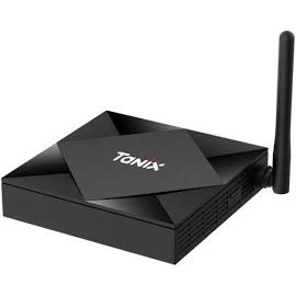 TANIX TX6S TV Box Android 10.0 AllWinner H616 4 Go De RAM DDR3 64 Go De ROM EMMC 2.4/5.8G Double WiFi 100 Mbps LAN USB 2.0