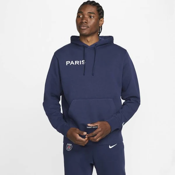 PSG M Nk Gfa Flc Hoodie Ft, Male, Vêtements, Hoodies & Sweatshirts, Blanc, L