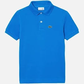 Lacoste Polo Logo coton chiné Bleu 16 ans