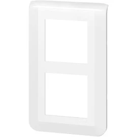 Plaque de finition verticale Mosaic - spéciale rénovation - 2x2 modules - Blanc - Legrand