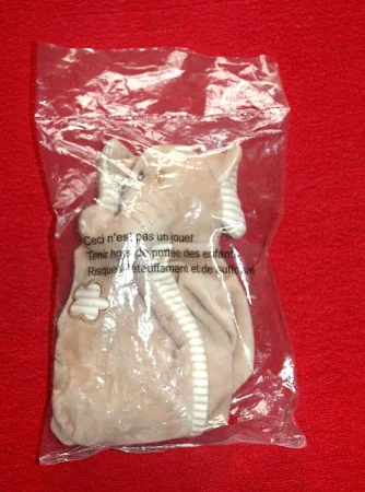 Credit Agricole Brie Picardie Doudou Elephant Plat Beige Marron Fleur