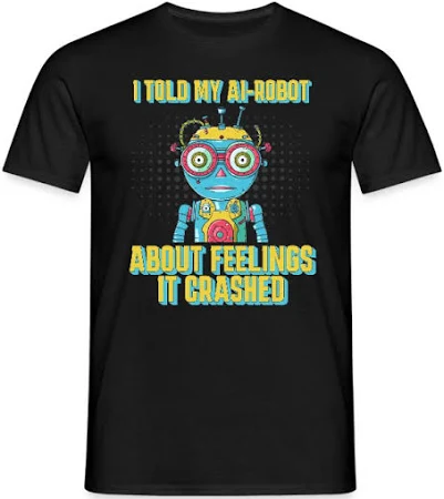 Chat Gpt Chat T-shirts Robot Ia De Dessin Animé Coloré Drôle