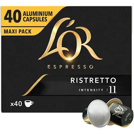 40 capsules de café l'or Espresso Ristretto