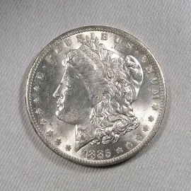 Dollar Morgan en argent 1885-O, UNC Détails Pièce AQ272