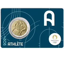 Jeux Olympiques de Paris 2024 monnaie de 2€ commémorative - 2/5