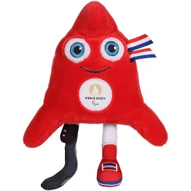 Gipsy - Peluche Mascotte Jeux Paralympiques Paris 2024 (15cm)