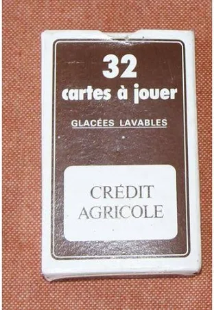 32 Cartes À Jouer Credit Agricole Heron (Reconditionné)