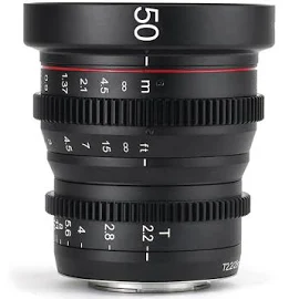 MEIKE 50mm T2.2 Manual Focus Cinema Prime Lens (MFT Mount)