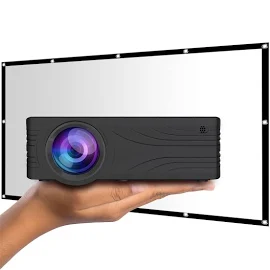 La vague - LV-HD200 Bundle Vidéoprojecteur LED avec écran LV-STA100FP