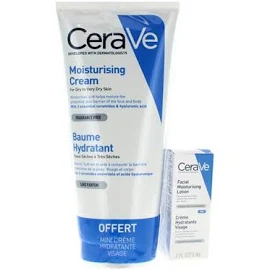 CeraVe Baume Hydratant 177ml + mini crème hydratante visage offert