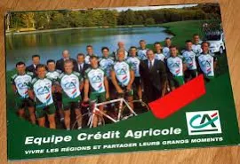 Cyclisme - Cartes Équipe Credit Agricole Année 2001 (complet)