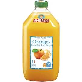 Andros jus d'orange Sans pulpe 1,5L