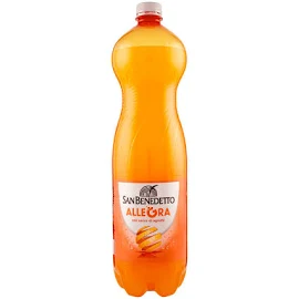 San Benedetto Allegra Aranciata (6x1,5L) boisson gazeuse italienne à L'Orange