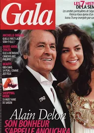 Magazine Gala N° 805 - Alain Delon & Anouchka ( 12 Novembre 2008 )