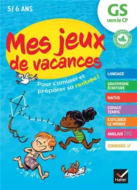 Mes Jeux de Vacances - GS vers le CP