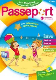 Passeport - de la moyenne à la grande Section 4/5 ans - Cahier de Vacances 2024