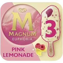 Magnum - Euphoria glace bâtonnet et bonbons pétillants (Citron - framboise)