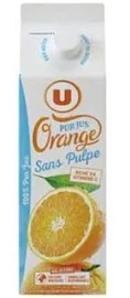 Pur jus réfrigéré d'orange Sans pulpe, U (1 L)