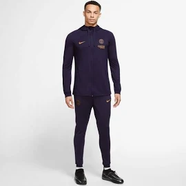 Survêtement PSG Nike Strike domicile à capuche 23/24 - Bleu