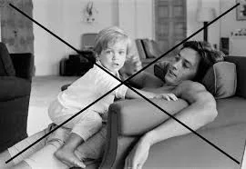 Photo De Alain Delon Et Son Fils Anthony 1966