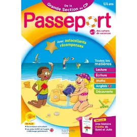 Passeport - de la grande Section au CP - Cahier de Vacances 2024