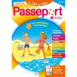 Passeport - du CE1 au CE2 - Cahier de Vacances 2024