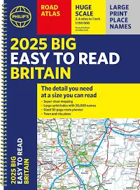 2025 Philip's Big Easy To Read Britain Road Atlas