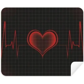 Coeur L'électrocardiogramme la Conception créative 2pcs écran de Té...