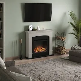 Tagu - cheminée électrique décorative Helmi Beige - Powerflame