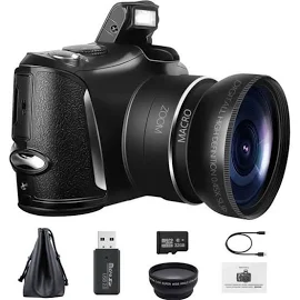 Appareil Photo numérique 4K caméra vidéo caméscope 48MP Vlogging caméra 16x Zoom numérique écran 3.0" appareil Photo Compact