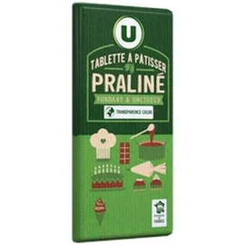 Chocolat au lait praliné pâtissier, U (170 g)