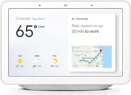 Assistant vocal Google Nest Hub - Gris clair