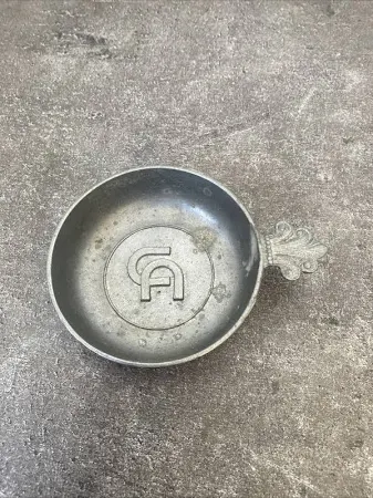 Ancien Taste Vin Crédit Agricole Pub Cendrier Deco