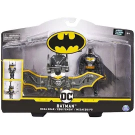 DC Comics Batman 4-inch Mega Gear de Luxe Action Figure avec Transforming Armure