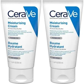 CeraVe Baume Hydratant visage et corps pour les peaux sèches à très sèches 50 ml 2x50 ml Baume