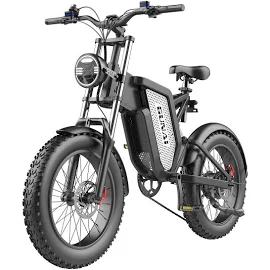 GUNAI vélo électrique Gunai MX25 moteur de 1000W Batterie 48V 25Ah Pneus de 20x4.0 pouces Freins à Huile Autonomie maximale de 50-60km charge maximale