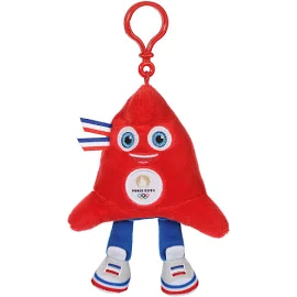 Porte-clé Peluche Mascotte Jeux Olympiques Paris 2024 - 10cm