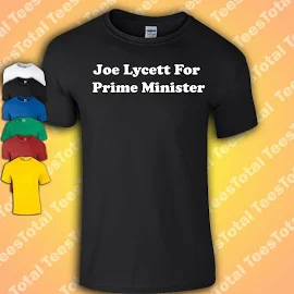 Joe Lycett pour le T-shirt du Premier ministre | comédien | Aile gauche| Satire