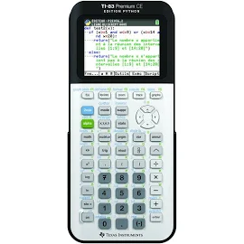 Calculatrice graphique Texas Instruments TI-83 Ce Premium Python