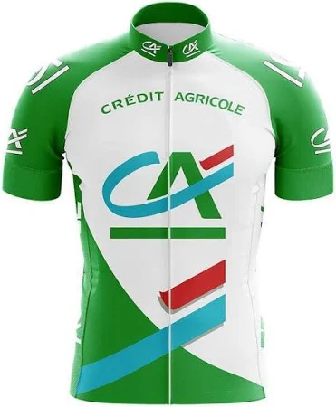retro peloton Maillot cycliste rétro Crédit Agricole