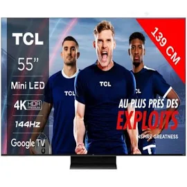 TCL TV QLED 4K 139 cm 55QM8B QD-Mini LED - Google TV