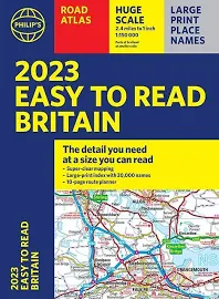 Philip's Maps - 2023 Philip's Easy To Read Road Atlas Britain