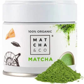 Matcha & Co Thé vert biologique 30 g 100 % organic