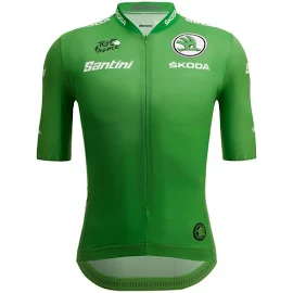 Santini Replica Tour De France Best Sprinter 2022 Short Sleeve Jersey Green M Man
