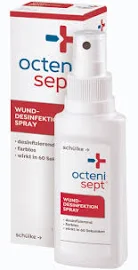 octenisept Wund-Desinfektion Spray - schmerzfreies Antiseptikum zur Behandlung von akuten und chronischen Wunden, schützt Vor Wundinfektionen, 100 ml