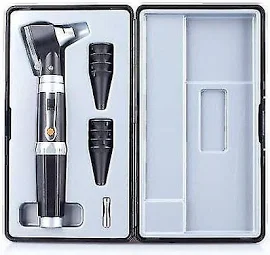 Kit de diagnostic professionnel Otoscopio avec 8 conseils Médecin à domicile médical Ent Soins de l’oreille Endoscope Led Portable Otoscope Ear Cle...